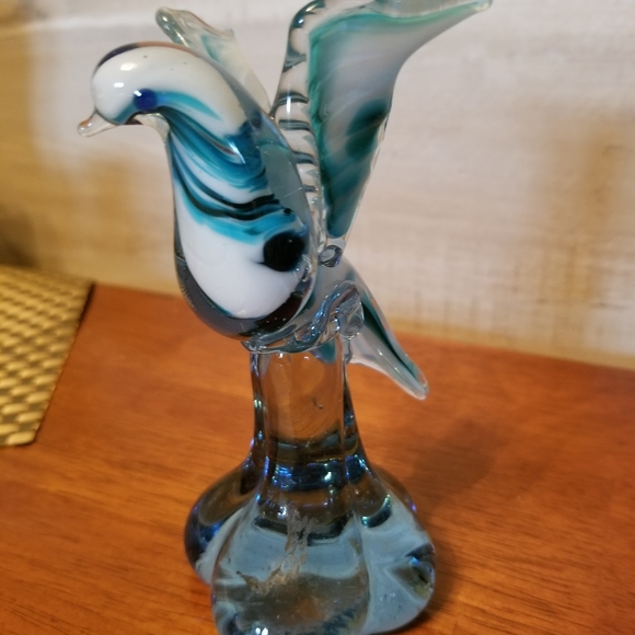 Beautiful Vintage blown glass art bird dove - Picture 4 of 9